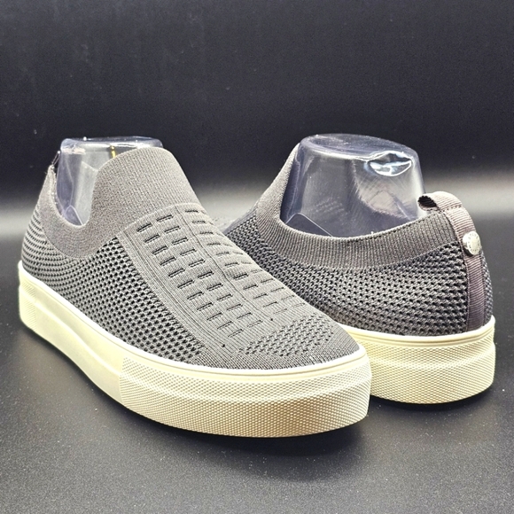 Steve Madden Charcoal Knit Slip-On Sneakers - Picture 1 of 9